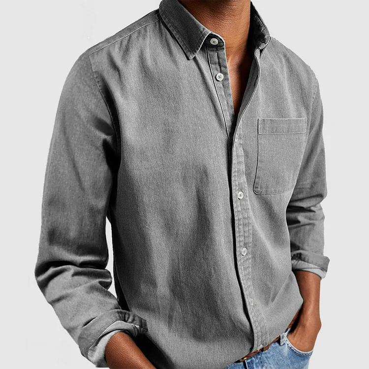Jacob - Premium Freizeitshirt mit langen Ärmeln