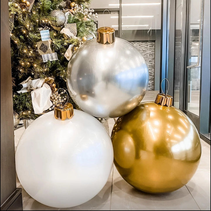 aldorian™-🎄Übergroße aufblasbare Weihnachtskugeln Dekoration🎈 | 🎁 Beim Kauf von 3 Gratis Versand🔥