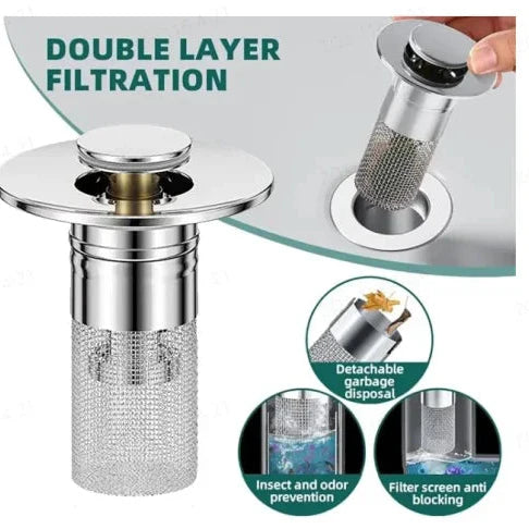 Filter - Halten Sie Ihr Waschbecken ohne Klempner klar!