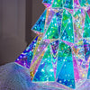 🎅 Früher Weihnachtssale 🎅✨Weihnachtliche reguläre holographische Innen- und Außenfigur mit Fernbedienung