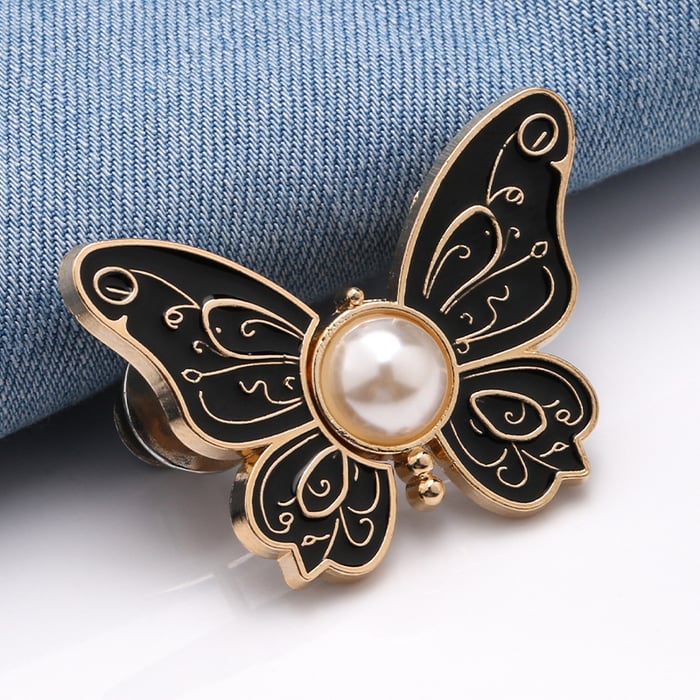 GlimmerWing – Stilvolles abnehmbares Schmetterlings-Spangen-Set