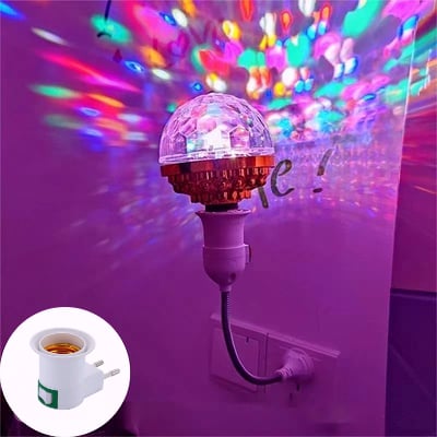 RGB Strobe LED Rotierende Glühbirne – Erschaffen Sie eine Partyatmosphäre mit bunten Lichtern!