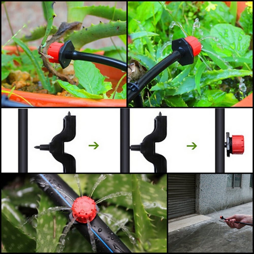 GartenFein Tropfer | Verstellbare Bewässerungstropfer für präzise Pflanzenversorgung