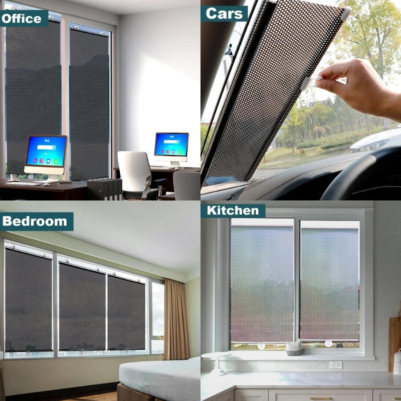 SmartShade™ – UV-Schutzrollo zum Ankleben