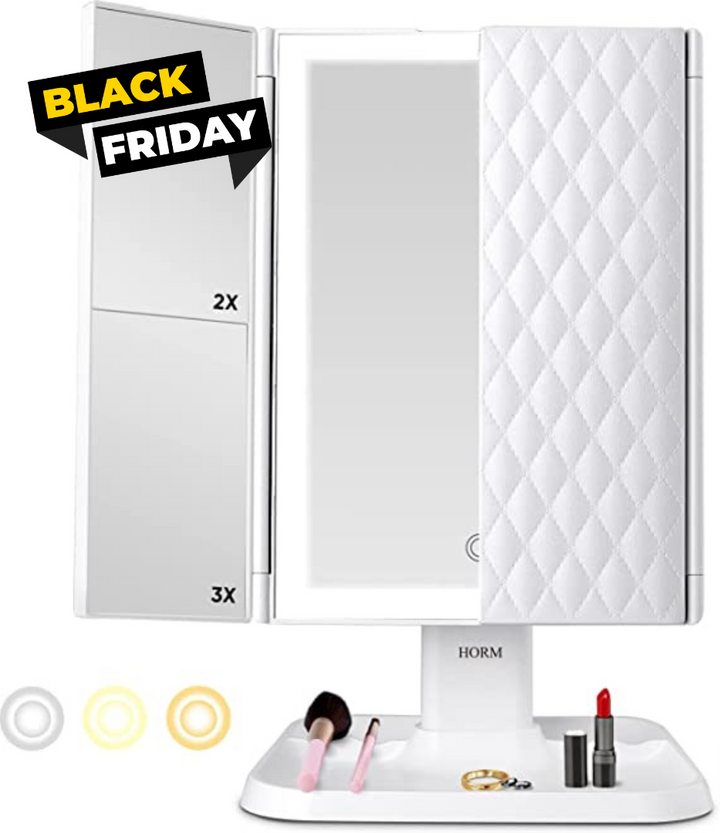 Faltbarer LED Make-up-Spiegel