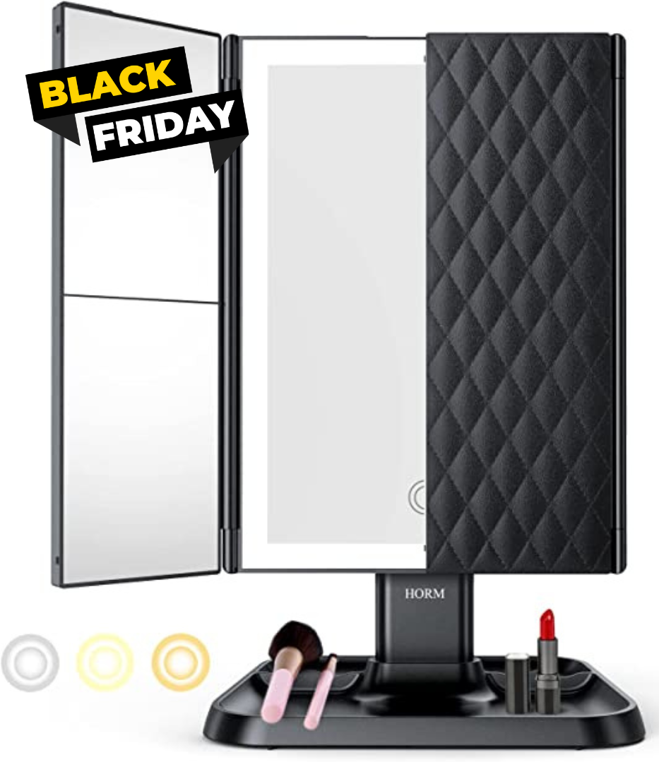 Faltbarer LED Make-up-Spiegel