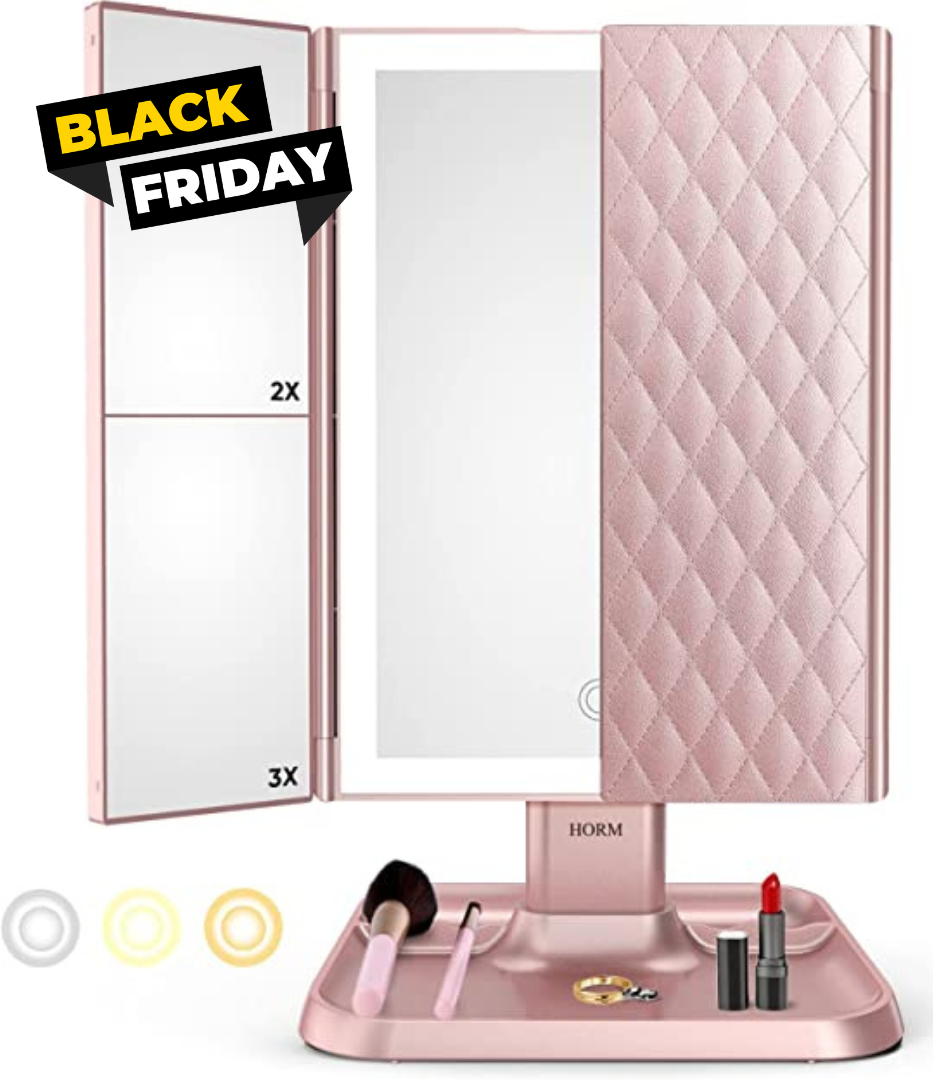 Faltbarer LED Make-up-Spiegel