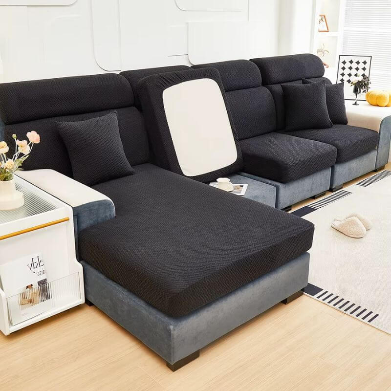 Haustierfeste Stretch-Sofabezüge – Schutz vor Pfoten, Fell & Kratzern