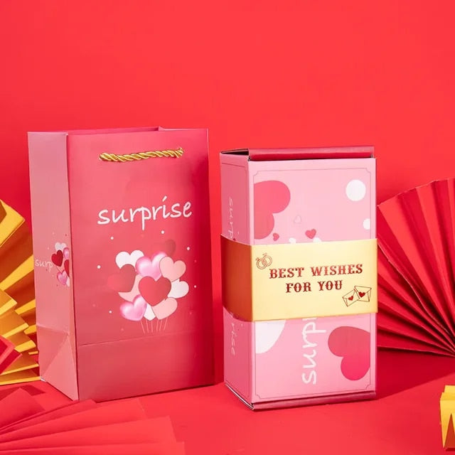 Überraschungsgeschenkkarton | Überraschen Sie Ihre Lieben mit einem einzigartigen und unvergesslichen Geschenk (inklusive 10 Bounce Boxes)