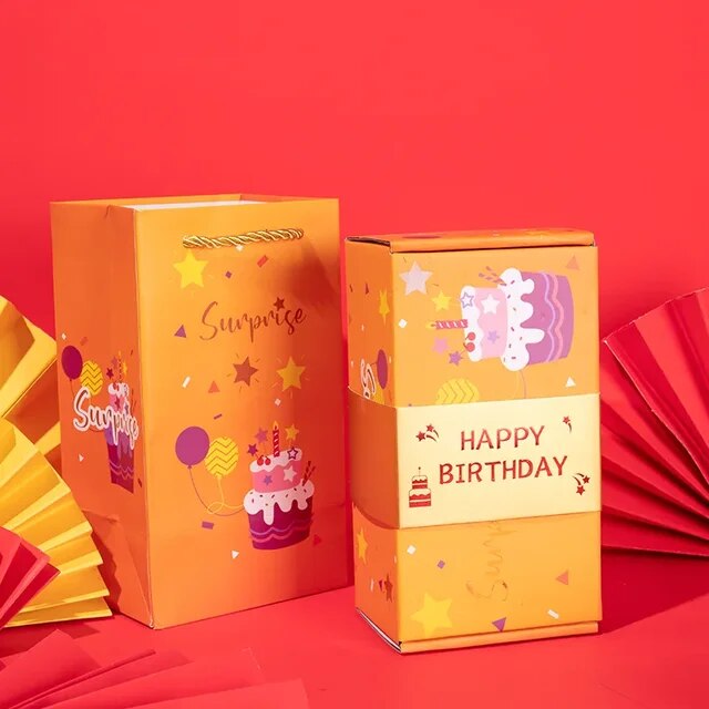 Überraschungsgeschenkkarton | Überraschen Sie Ihre Lieben mit einem einzigartigen und unvergesslichen Geschenk (inklusive 10 Bounce Boxes)