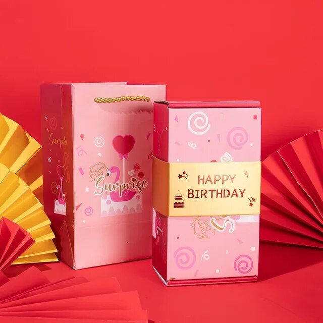 Überraschungsgeschenkkarton | Überraschen Sie Ihre Lieben mit einem einzigartigen und unvergesslichen Geschenk (inklusive 10 Bounce Boxes)