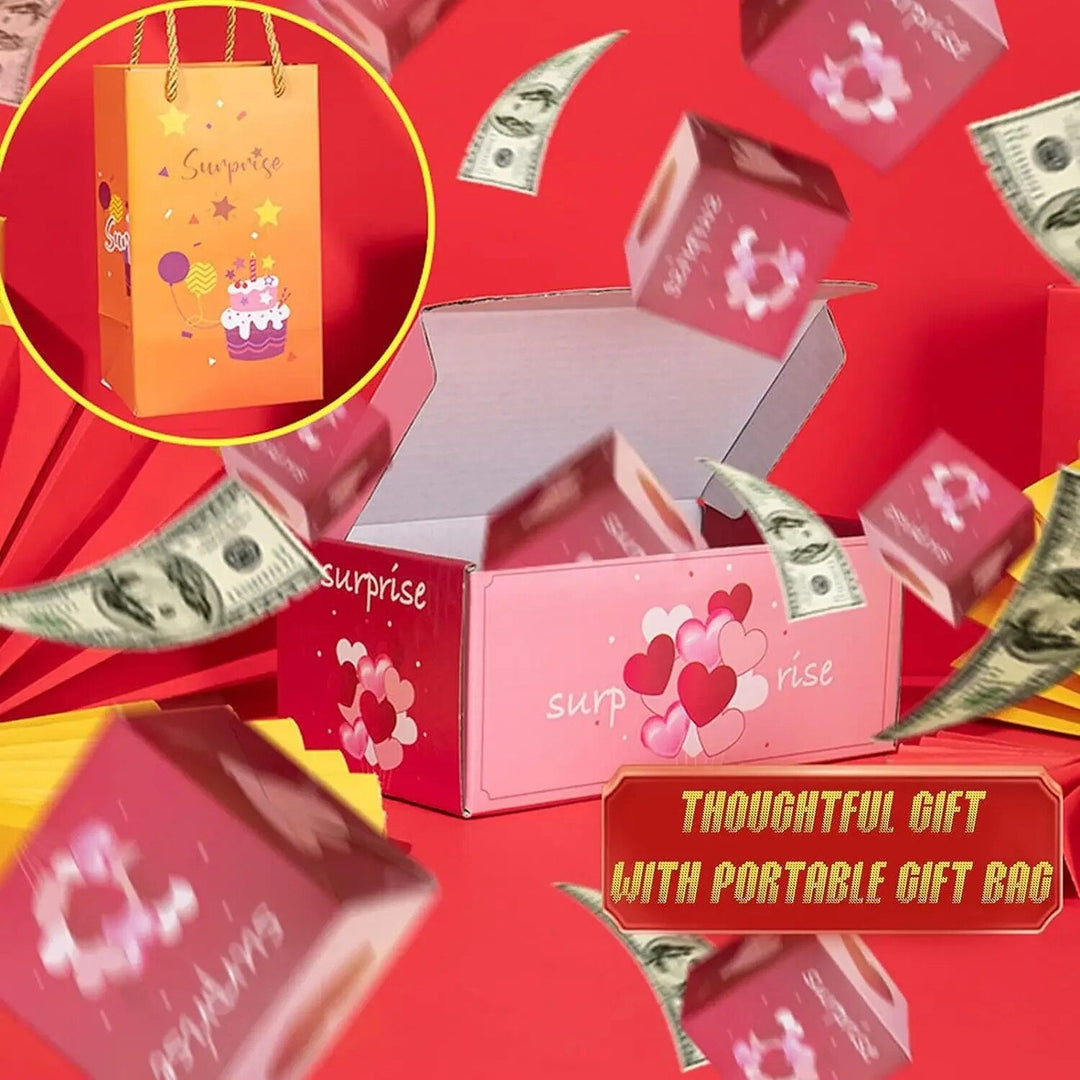 Überraschungsgeschenkkarton | Überraschen Sie Ihre Lieben mit einem einzigartigen und unvergesslichen Geschenk (inklusive 10 Bounce Boxes)
