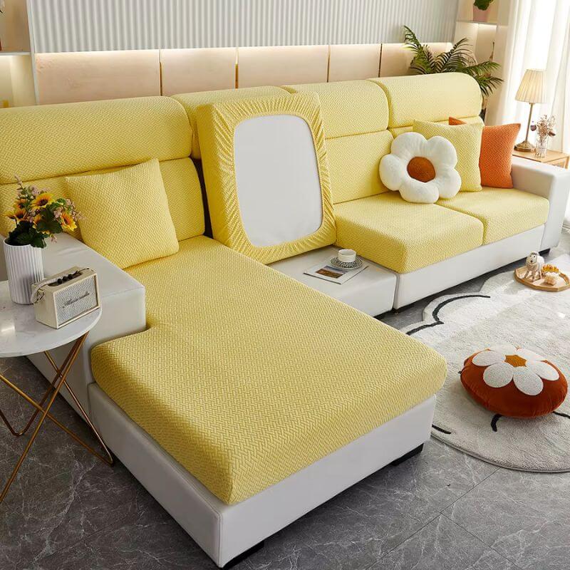 Haustierfeste Stretch-Sofabezüge – Schutz vor Pfoten, Fell & Kratzern