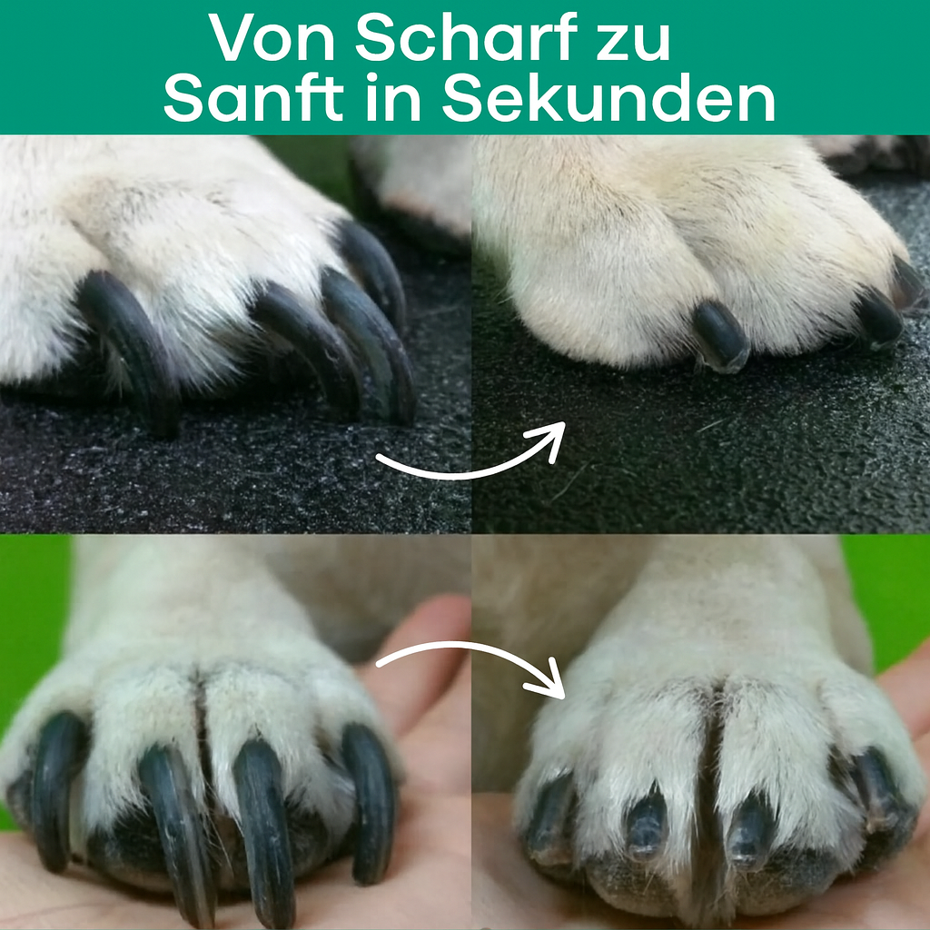2-in-1 Krallenschere und -Schleifer mit LED