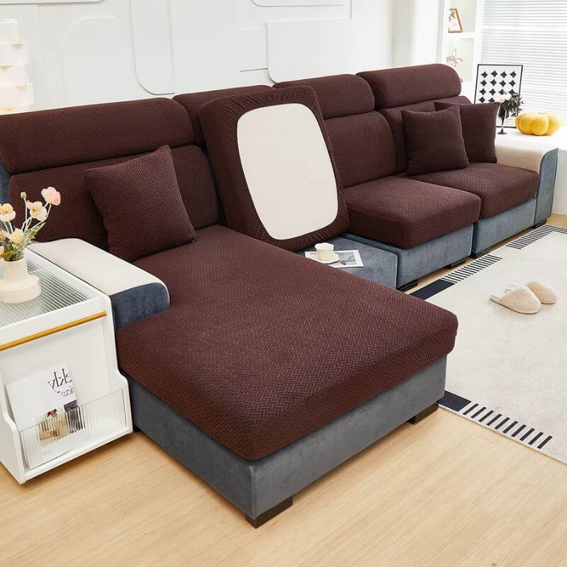 Haustierfeste Stretch-Sofabezüge – Schutz vor Pfoten, Fell & Kratzern