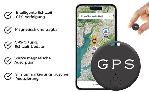 1+1 GRATIS | Mini Magnetischer GPS-Tracker – Bleiben Sie verbunden &amp; sicher