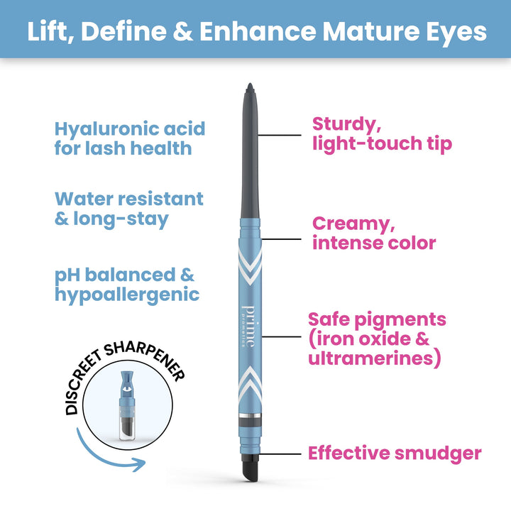 PrimeEyes Glide™ | Langanhaltender Eyeliner mit sanfter Textur