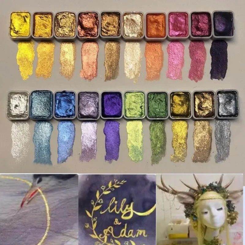 Aquarell Pearl™ Pro – Glänzende Farben mit Wow-Effekt