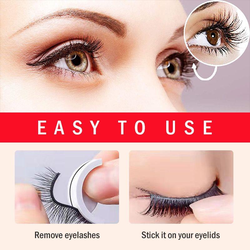 Ree™ | Wiederverwendbare selbstklebende und waschbare falsche Wimpern