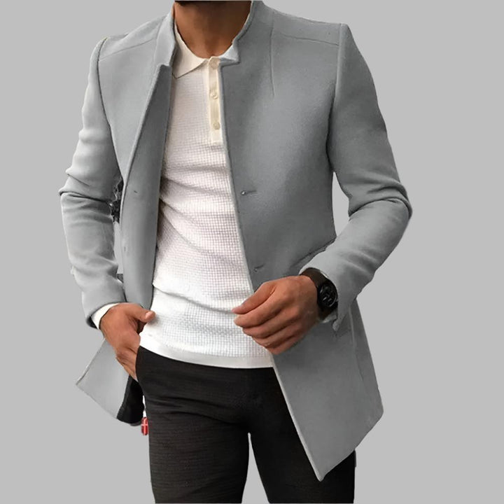Gianluca - Eleganter Wollherrrenmantel