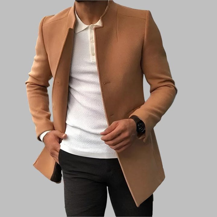 Gianluca - Eleganter Wollherrrenmantel