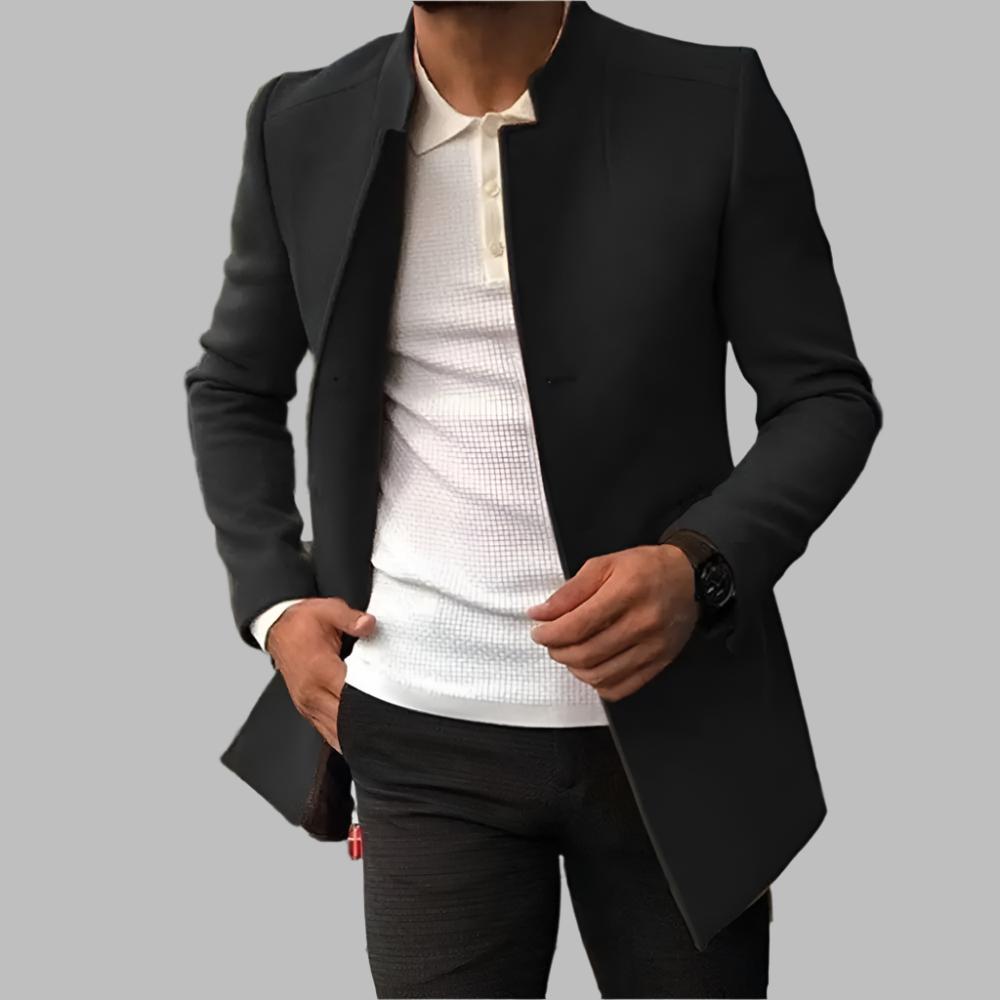 Gianluca - Eleganter Wollherrrenmantel