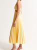 Rosalee™ - Plissiertes Kleid mit Ausschnitt