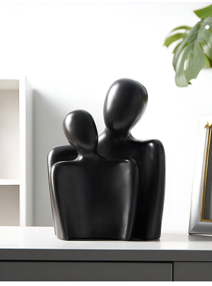 Intimate - Abstrakte keramische Skulptur - Zeitlose Eleganz und Liebe