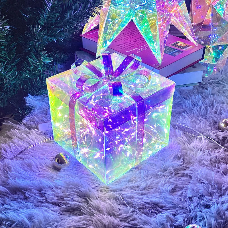 Weihnachtliche reguläre holographische Innen- und Außenfigur mit Fernbedienung