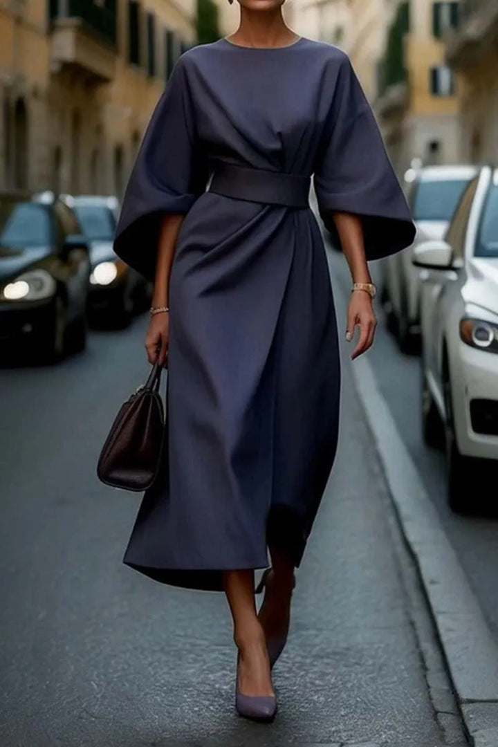 Cynthia™ | Stilvolle Kleid mit Gürtel