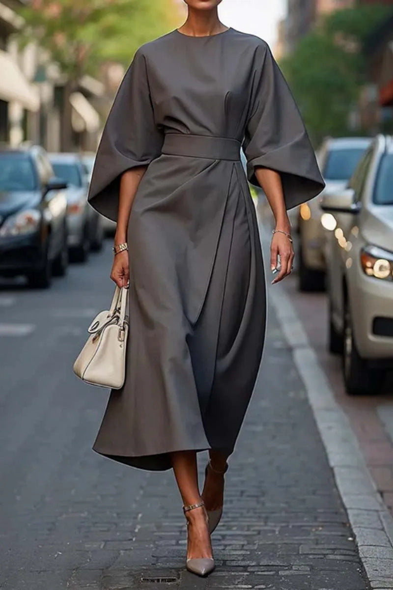 Cynthia™ | Stilvolle Kleid mit Gürtel