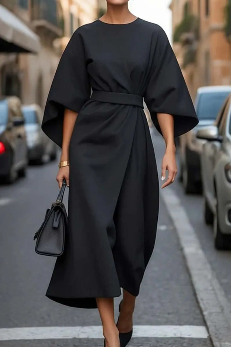 Cynthia™ | Stilvolle Kleid mit Gürtel