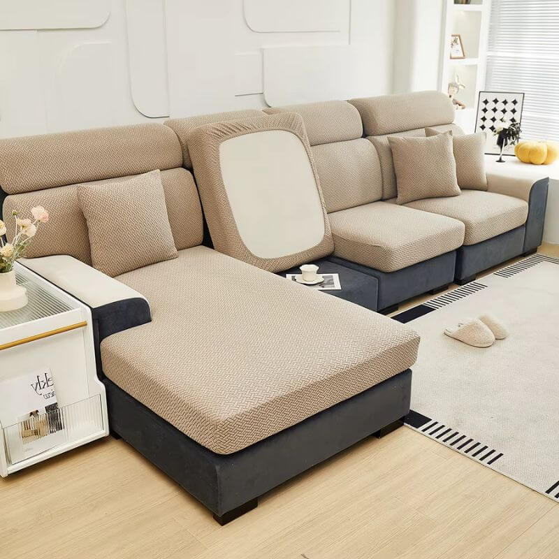 Haustierfeste Stretch-Sofabezüge – Schutz vor Pfoten, Fell & Kratzern