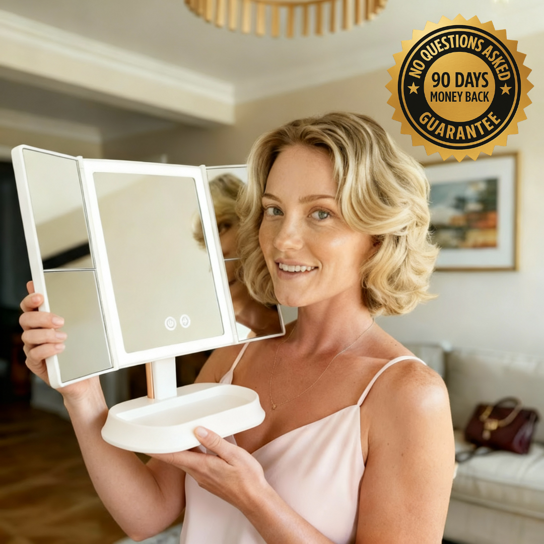 Faltbarer LED Make-up-Spiegel