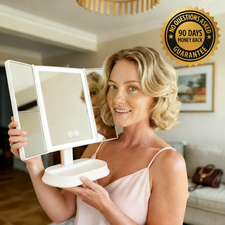 Faltbarer LED Make-up-Spiegel