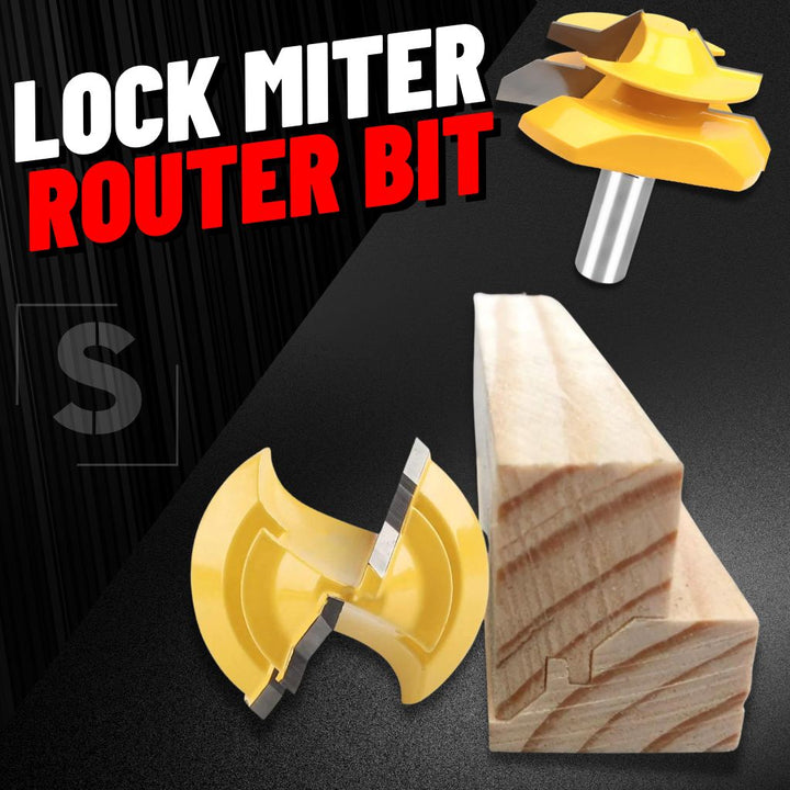 LockCut™ | Gehrungsfräser mit 45-Grad-Verriegelung – 1/2"-Schaft