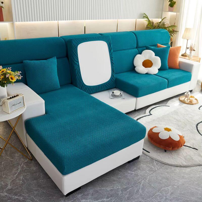 Haustierfeste Stretch-Sofabezüge – Schutz vor Pfoten, Fell & Kratzern