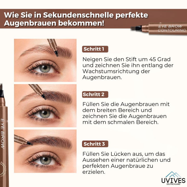 1+1 GRATIS | BrowElegance™ | Microblading-Augenbrauenstift [Letzter Tagesrabatt]