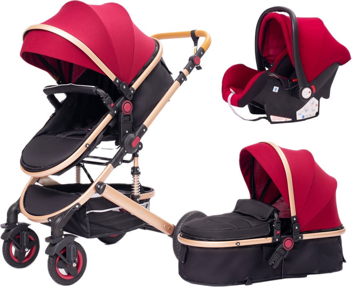 Kinderwagen 3-in-1 + Maxi Cosi und Tasche - Im Sonderangebot