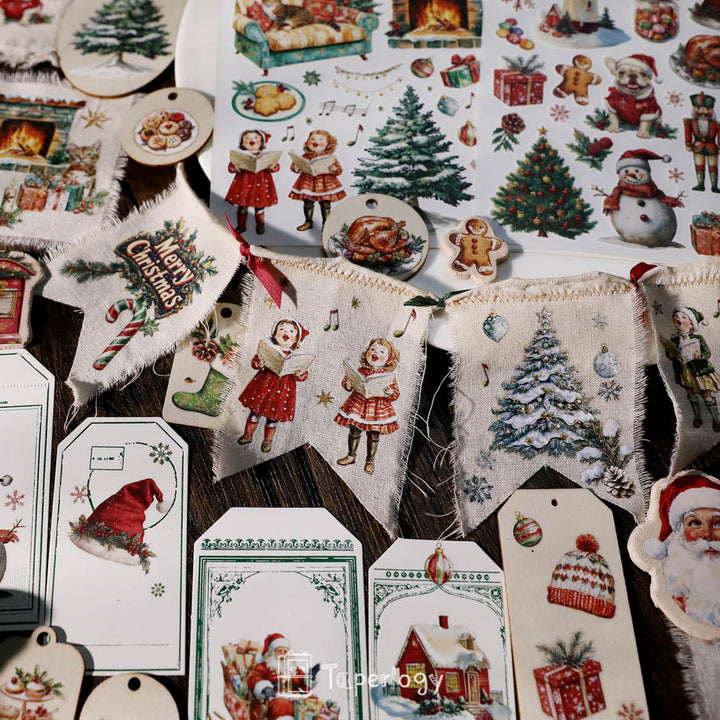 Koli Frohe Weihnachten 2024 Aufkleber zum Aufkleben