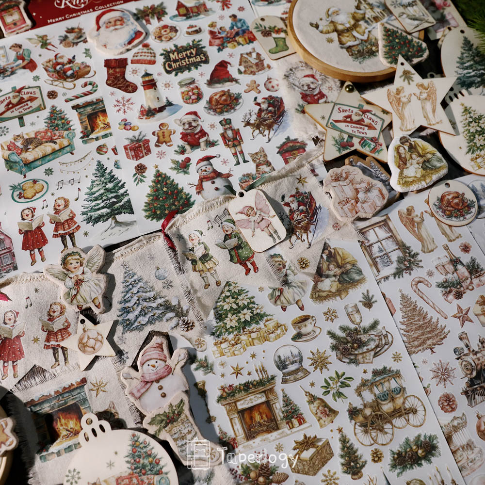 Koli Frohe Weihnachten 2024 Aufkleber zum Aufkleben