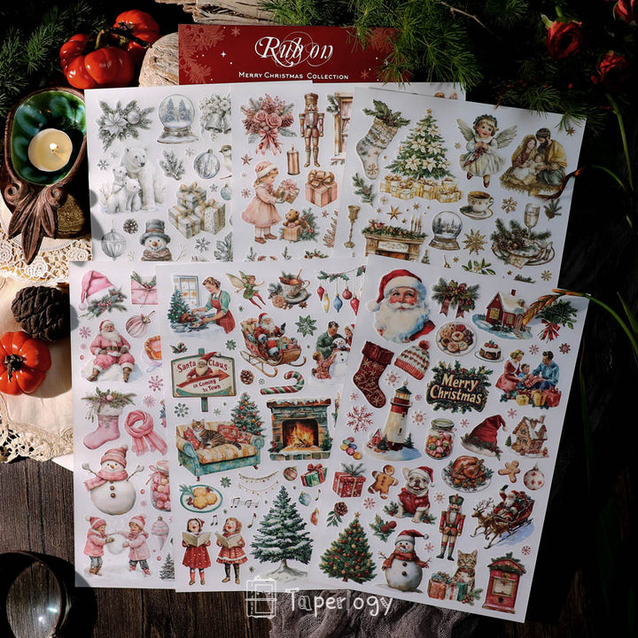 Koli Frohe Weihnachten 2024 Aufkleber zum Aufkleben