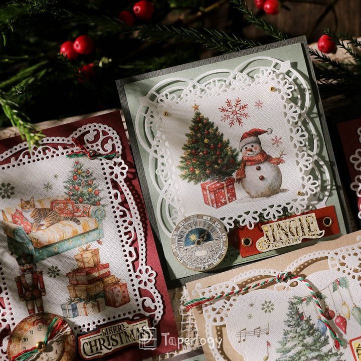 Koli Frohe Weihnachten 2024 Aufkleber zum Aufkleben