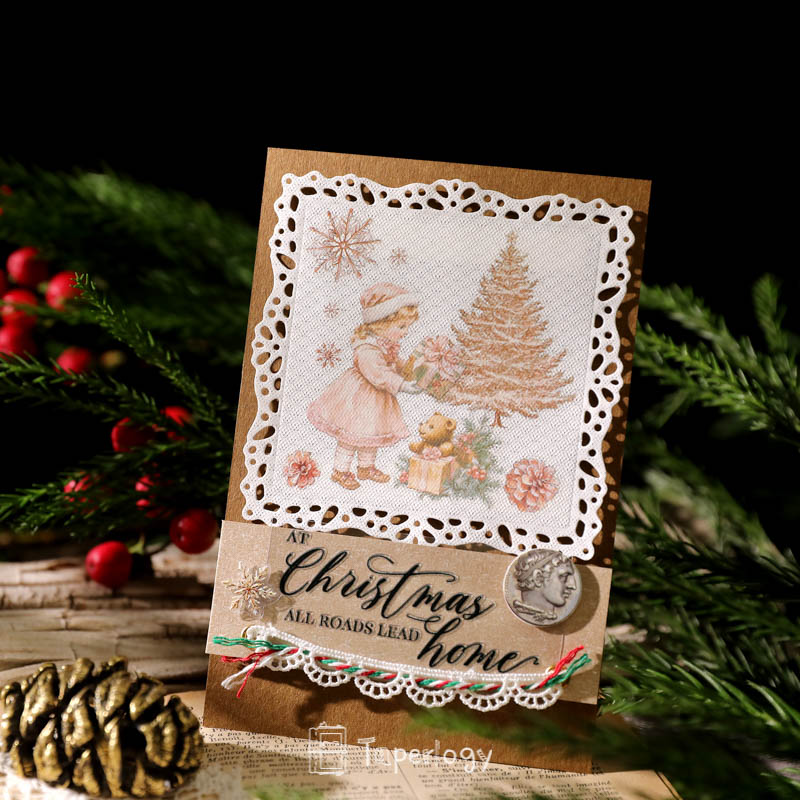 Koli Frohe Weihnachten 2024 Aufkleber zum Aufkleben