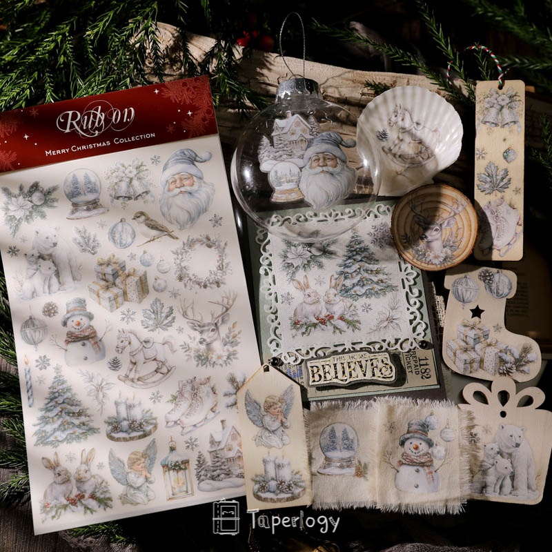 Koli Frohe Weihnachten 2024 Aufkleber zum Aufkleben