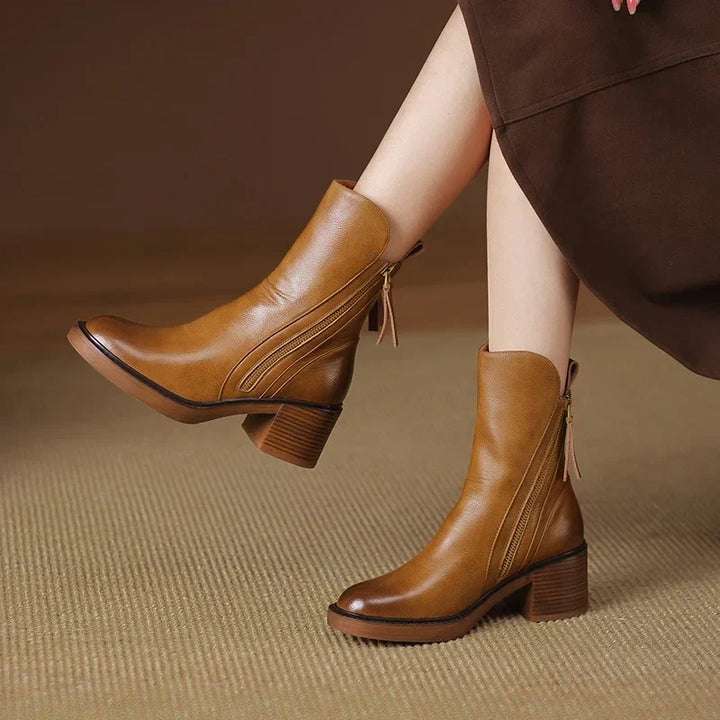 Dionne| Lederstiefeletten