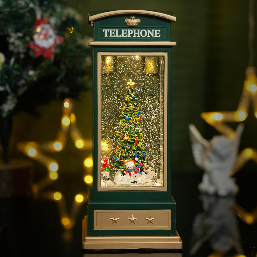 LED-beleuchteter Weihnachtslaterne mit Drehfunktion – Früher Weihnachtsverkauf