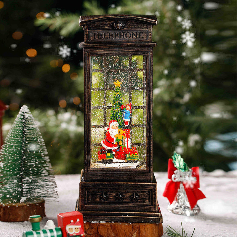 LED-beleuchteter Weihnachtslaterne mit Drehfunktion – Früher Weihnachtsverkauf