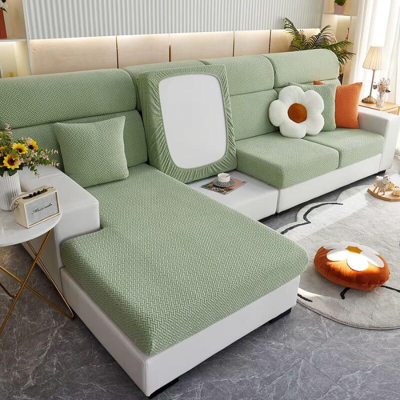 Haustierfeste Stretch-Sofabezüge – Schutz vor Pfoten, Fell & Kratzern