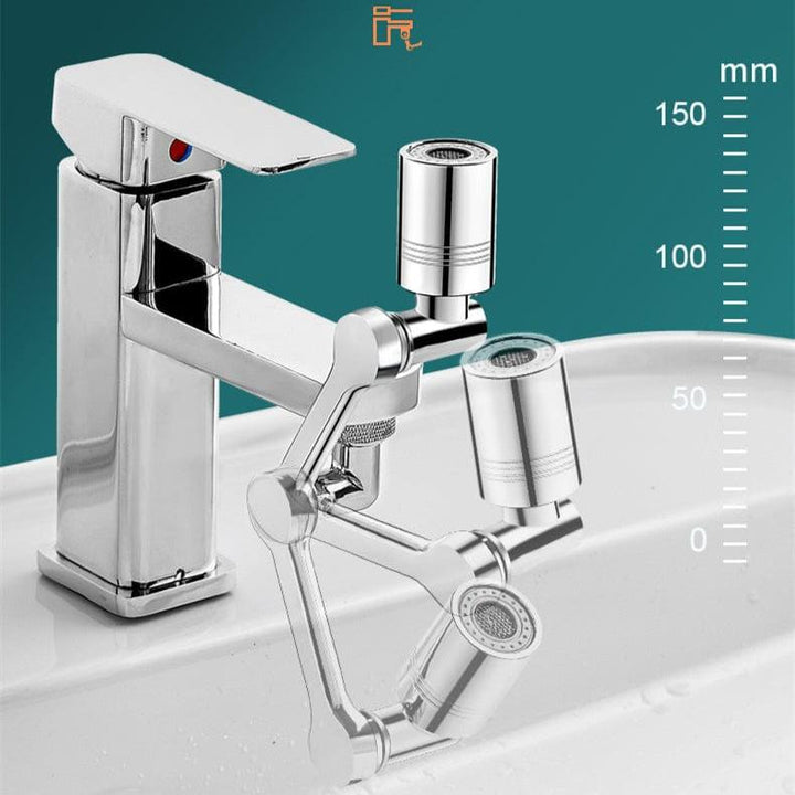 Drehbare Wasserhahnverlängerung für eine einfache Reinigung